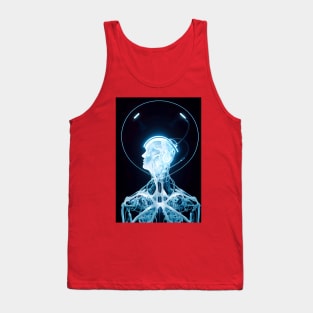 Artificial intelligence with human face Tank Top